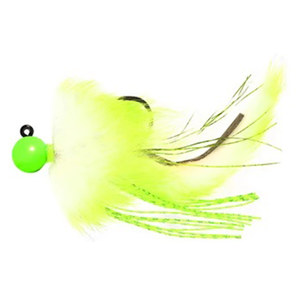 Hawken Fishing Coho Twitching jig Steelhead/Salmon Jig - Green Silver Sparkle, 3/8oz