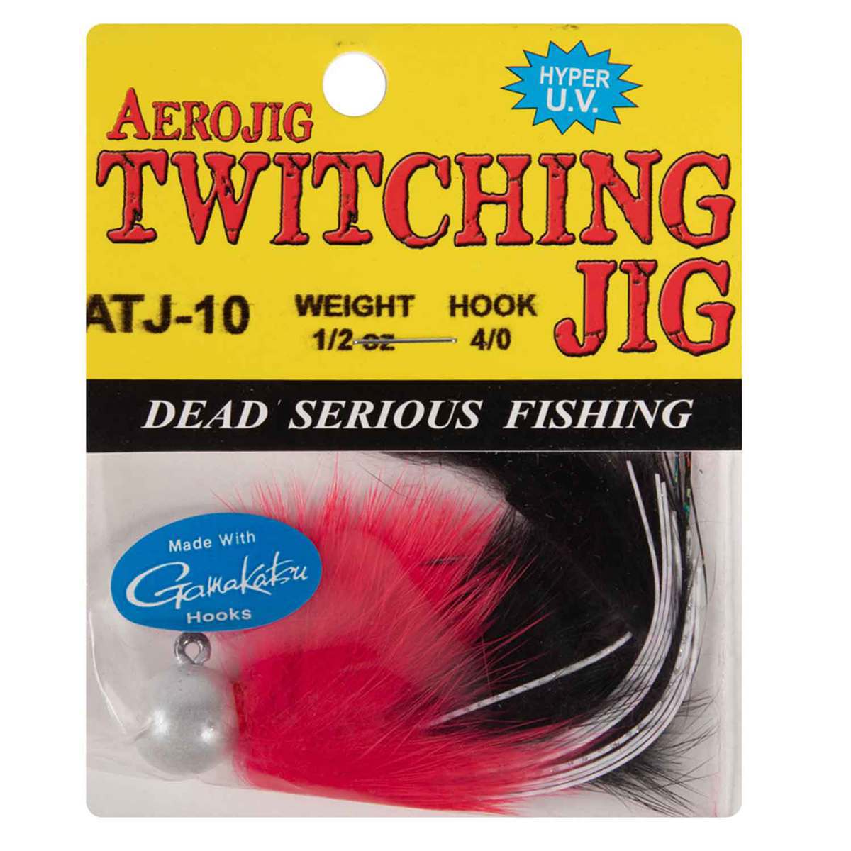 Hawken Fishing Coho Twitching jig Steelhead/Salmon Jig - Nightmare, 1/2oz - Nightmare 4/O Hawken Fishing Coho Twitching jig Steelhead/Salmon Jig - Nightmare, 1/2oz - Nightmare 4/O
