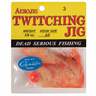 Hawken Fishing Coho Twitching jig Steelhead/Salmon Jig - Orange, 3/8oz - Orange 4/O