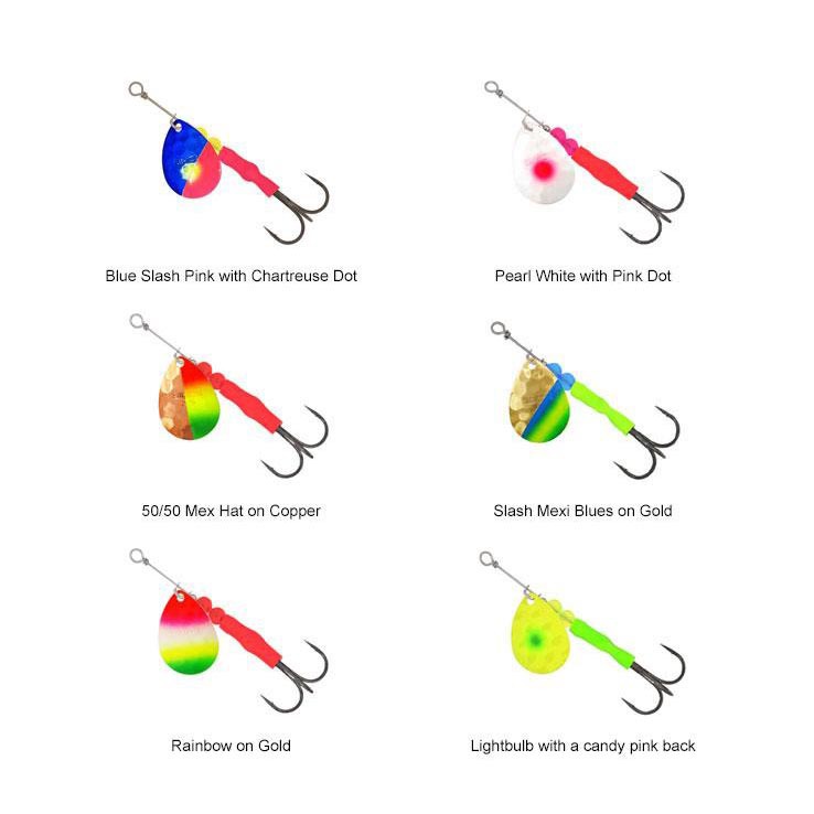 Hawken Fishing Hammered Simon 3.5 Colorado Spinner Hex Lure Hawken Fishing Hammered Simon 3.5 Colorado Spinner Hex Lure