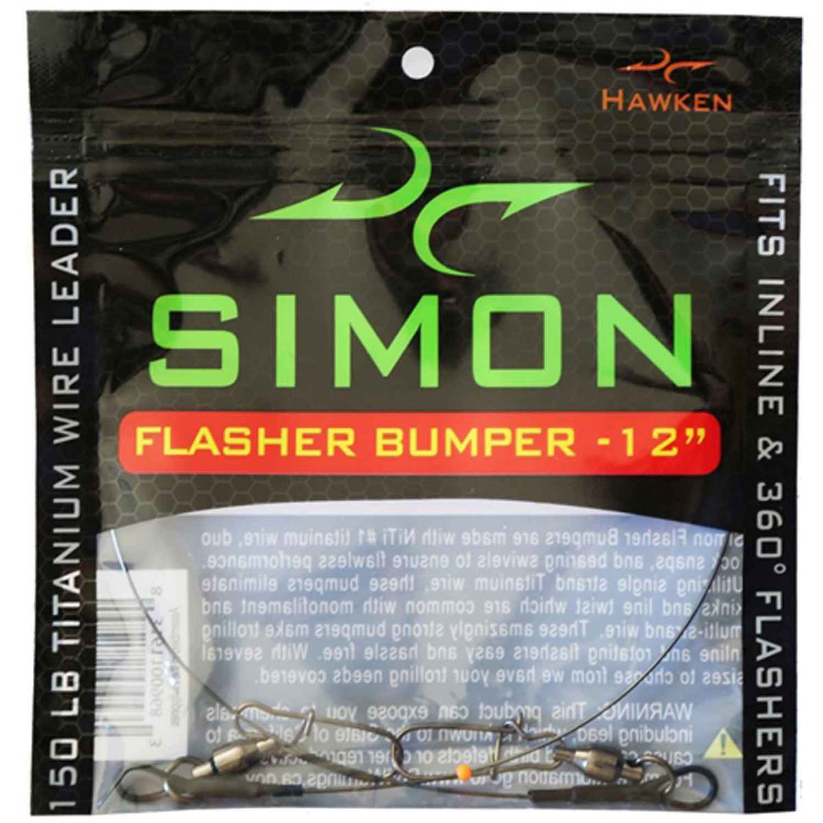 Hawken Fishing Simon Flasher Bumper Hawken Fishing Simon Flasher Bumper