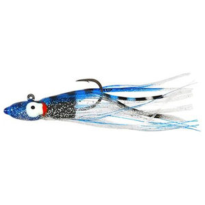 Hawken Fishing Twitching Death Hoochie Skirt Jig Steelhead/Salmon Jig - Purple/Silver, 1/2oz