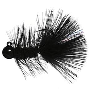 Hawken Fishing Woolly Bugger Steelhead/Salmon Jig - Black, 1/8oz