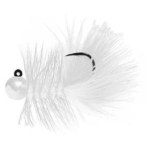 Hawken Fishing Woolly Bugger Jig Steelhead/Salmon Jig - Fluorescent White, 1/8oz