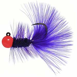 Hawken Fishing Woolly Bugger Steelhead/Salmon Jig - Hot Pink & Purple, 1/8oz