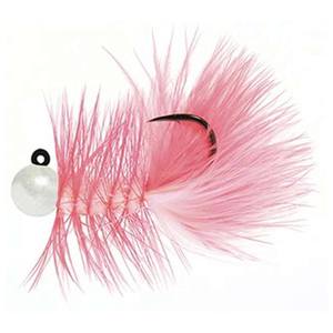Hawken Fishing Woolly Bugger Steelhead/Salmon Jig - Pink & White, 1/8oz