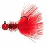 Hawken Fishing Woolly Bugger Steelhead/Salmon Jig - Red & Black, 1/8oz - Red & Black 1/0