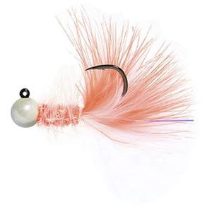 Hawken Fishing Woolly Bugger Jig Steelhead/Salmon Jig - White/Orange, 1/8oz