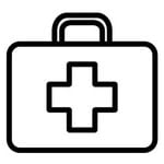 First aid kit icon