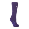 Heat Holder Women's Grip Slipper Socks - Lavender M