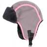Heat Holders Girls' Trapper Hat - Grey/Pink - Grey/Pink One Size Fits Most