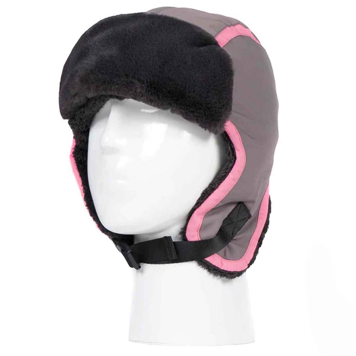 Heat Holders Girls' Trapper Hat - Grey/Pink - Grey/Pink One Size Fits Most Heat Holders Girls' Trapper Hat - Grey/Pink - Grey/Pink One Size Fits Most