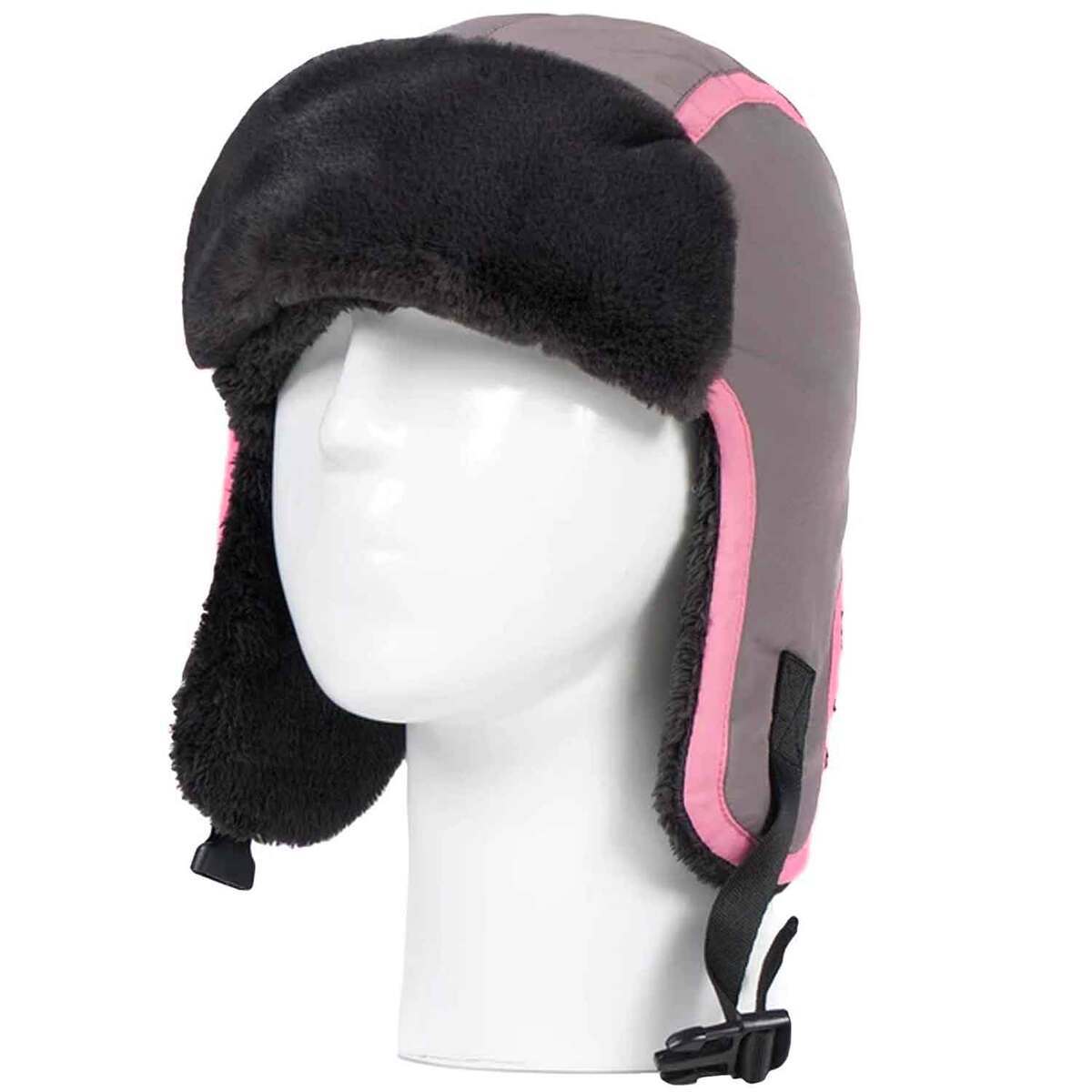 Heat Holders Girls' Trapper Hat - Grey/Pink - Grey/Pink One Size Fits Most Heat Holders Girls' Trapper Hat - Grey/Pink - Grey/Pink One Size Fits Most
