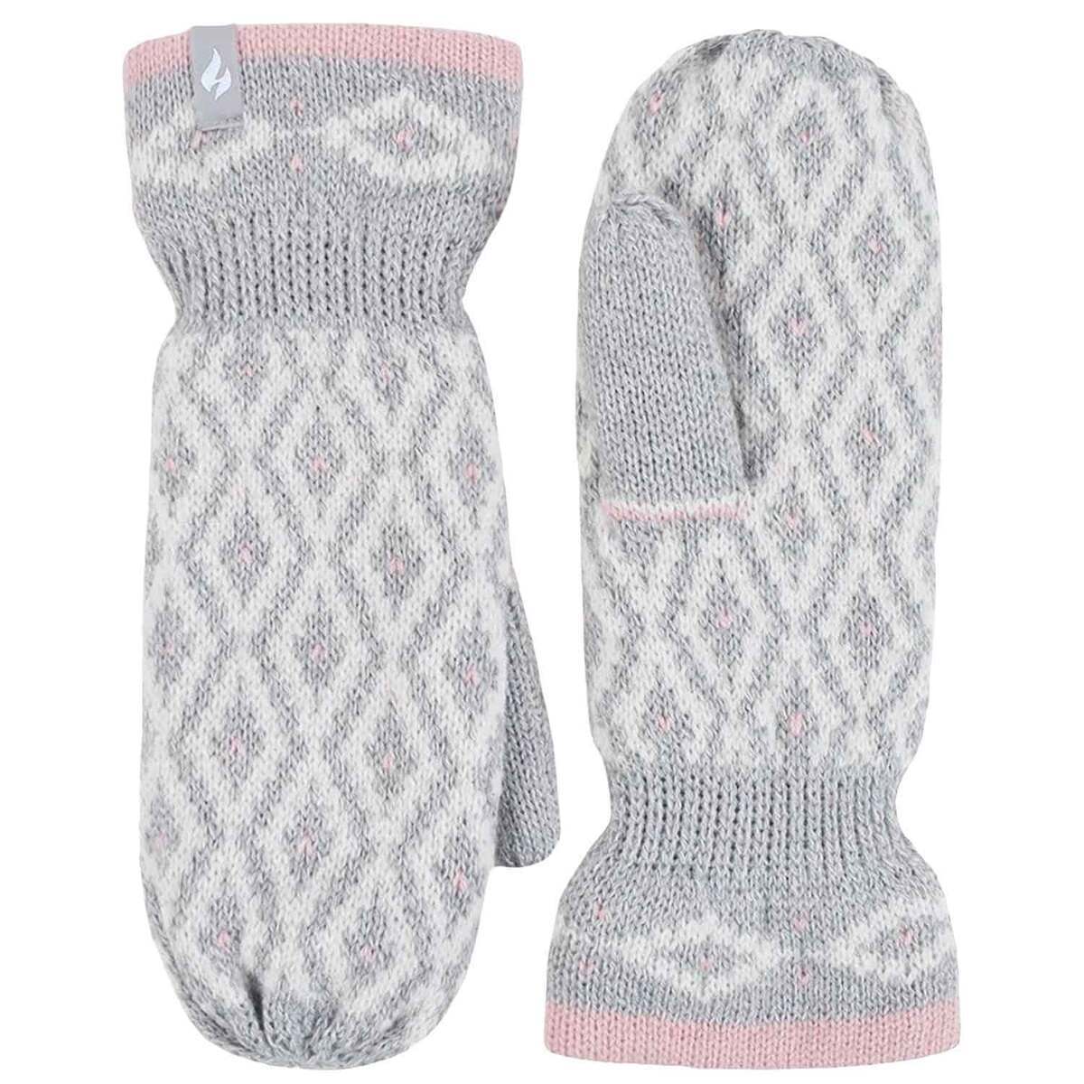 Heat Holders Women's Copenhagen Mitts - Light Grey - Light Grey One Size Fits Most Heat Holders Women's Copenhagen Mitts - Light Grey - Light Grey One Size Fits Most