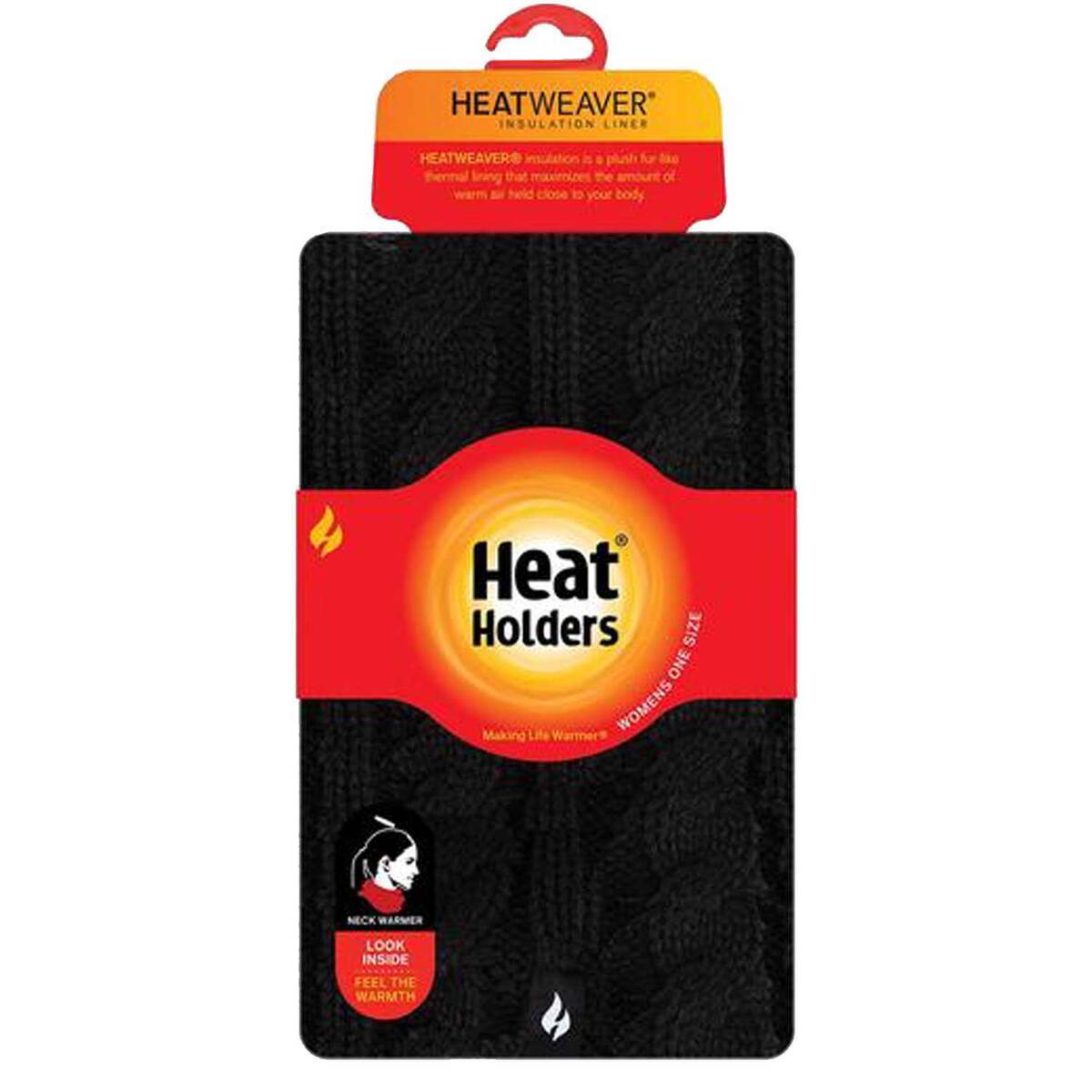 Heat Holders Women's Neck Warmer - Black - Black One Size Fits Most Heat Holders Women's Neck Warmer - Black - Black One Size Fits Most