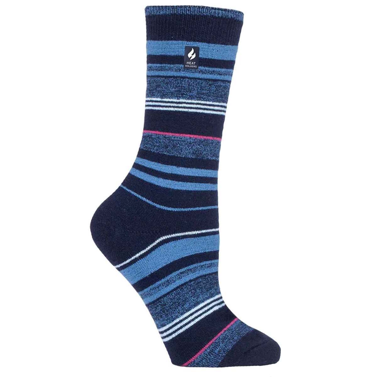 Heat Holders Women's Stripe Ultra Lite Casual Socks - Navy - M - Navy M Heat Holders Women's Stripe Ultra Lite Casual Socks - Navy - M - Navy M