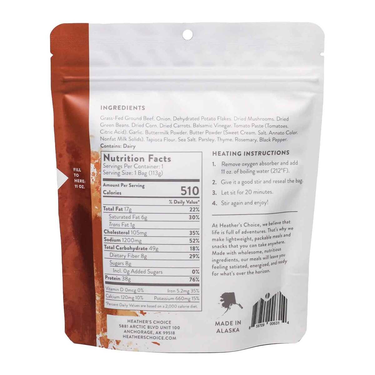 Heather's Choice Grass-Fed Beef Shepherd's Pie - 1 Serving Heather's Choice Grass-Fed Beef Shepherd's Pie - 1 Serving