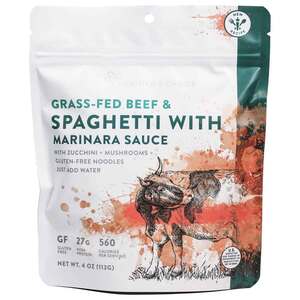 Heather's Choice Grass-Fed Beef & Spaghetti with Marinara Sauce Dinner Adventuring