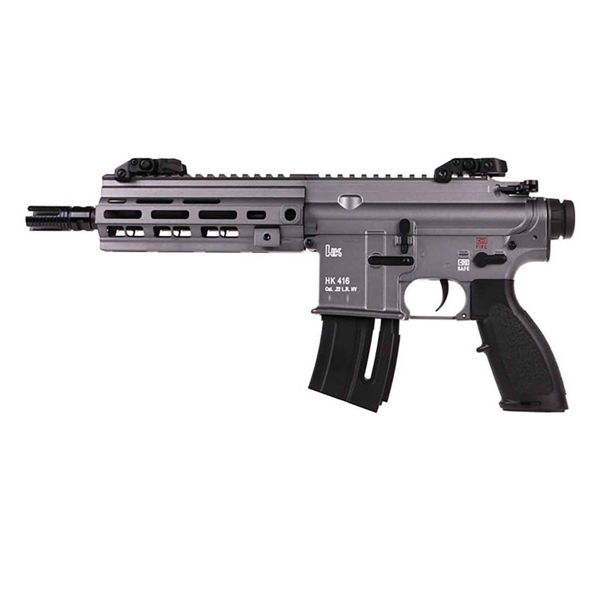 HK HK416 22 Long Rifle 8.5in Gray Modern Sporting Pistol - 10+1 Rounds HK HK416 22 Long Rifle 8.5in Gray Modern Sporting Pistol - 10+1 Rounds