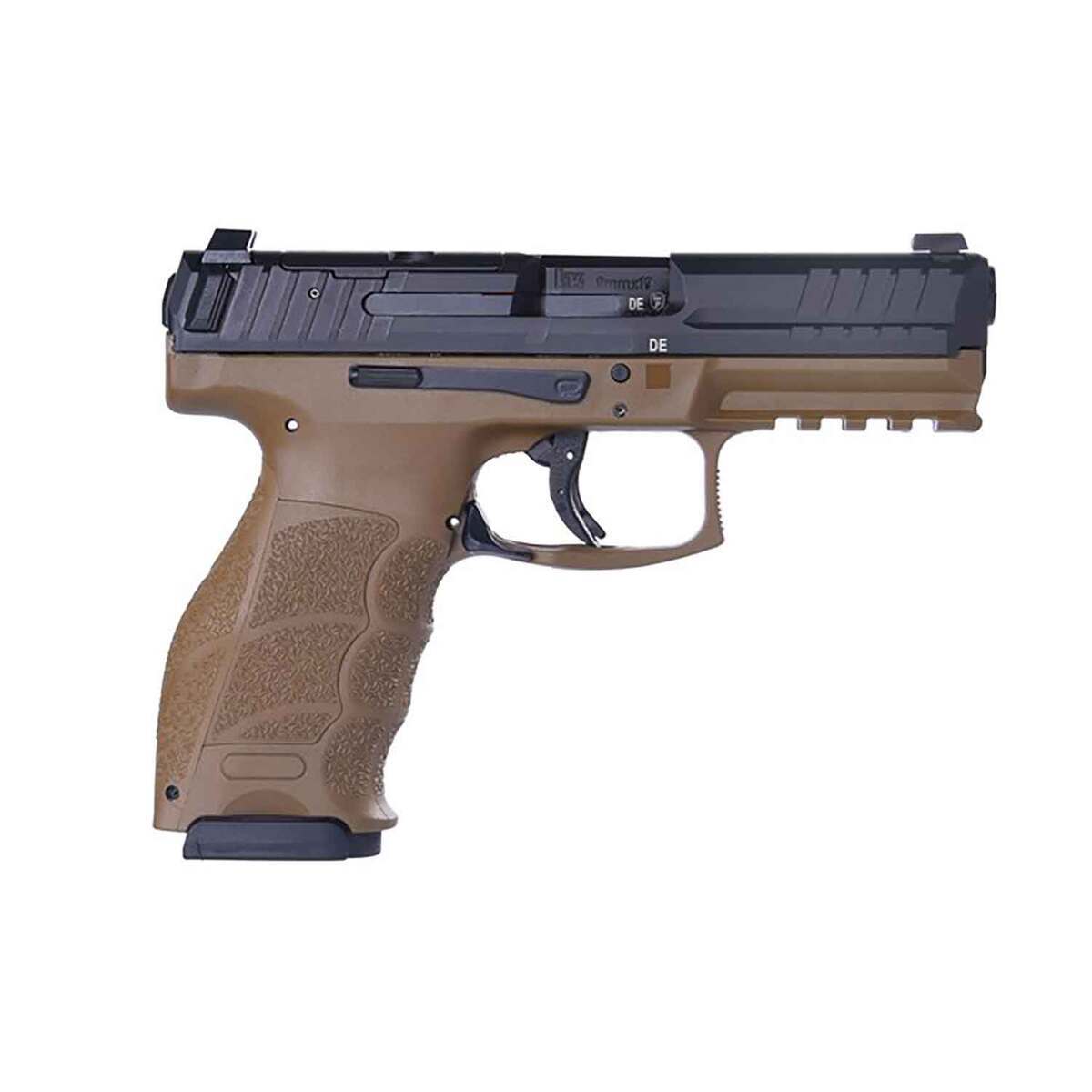 HK VP9 9mm Luger 4.1in Black/FDE Pistol - 10+1 Rounds - Black/FDE HK VP9 9mm Luger 4.1in Black/FDE Pistol - 10+1 Rounds - Black/FDE