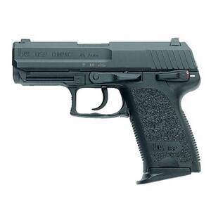 HK USP45 V1 Compact 45 Auto (ACP) 3.78in Blue Pistol - 8+1 Rounds