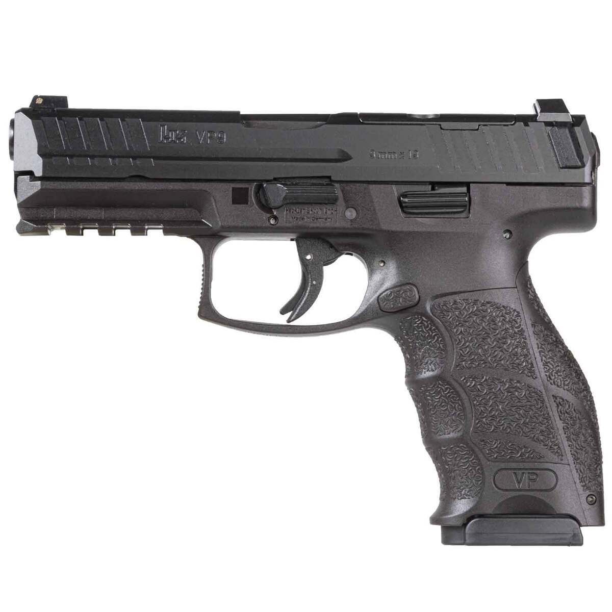 HK VP9-B 9mm Luger 4.09in Blackened Steel Black Pistol - 17+1 Rounds - Black HK VP9-B 9mm Luger 4.09in Blackened Steel Black Pistol - 17+1 Rounds - Black