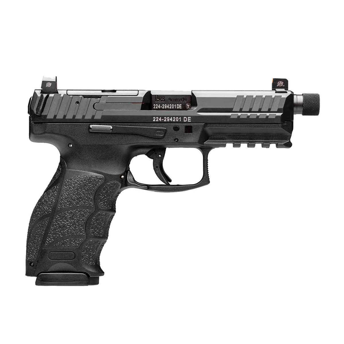 H&K VP9 Tactical 9mm Luger 4.7in Black Pistol - 17+1 Rounds