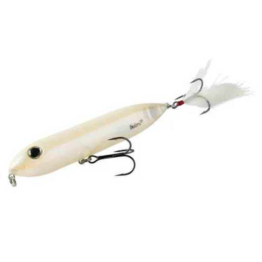 Heddon Super Zara Spook Topwater Hard Bait - 4-1/2in - Black/White Herring #2