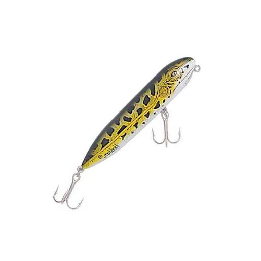 Heddon Zara Puppy Topwater Hard Bait – GwithFinish Pearl/Red Head 6