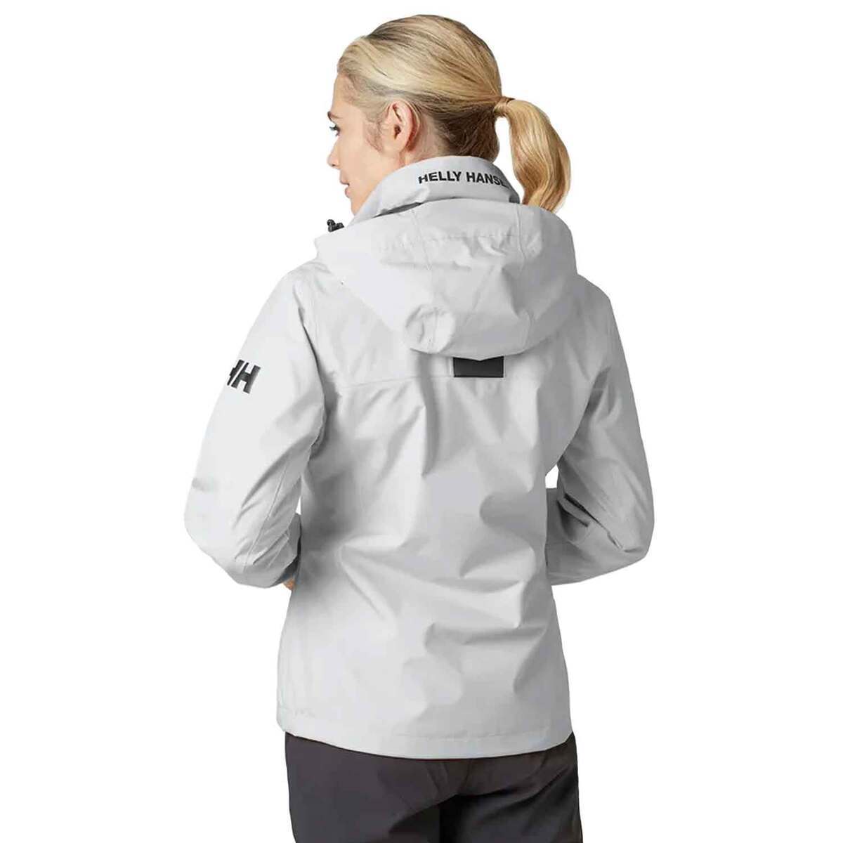 Helly Hansen Women's Crew Hooded Mid Layer Waterproof Casual Rain Jacket Helly Hansen Women's Crew Hooded Mid Layer Waterproof Casual Rain Jacket
