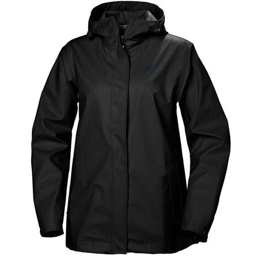 Helly Hansen Women's Moss Waterproof Casual Rain Jacket - Black L - Helly Hansen