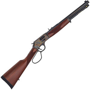 Henry Big Boy Color Case Hardened Carbine Side Gate Blued/Walnut Lever Action Rifle - 357 Magnum - 16.5in