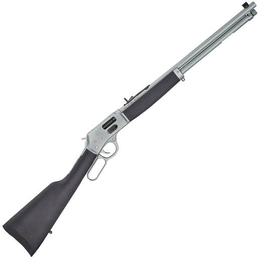 Henry Big Boy All-Weather Side Gate Blued/Black Hardwood Lever Action Rifle - 357 Magnum - 20in - Black/Silver image