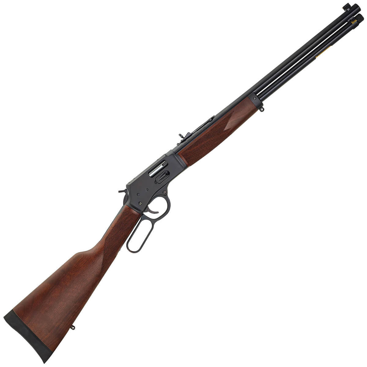 Henry Big Boy Steel Side Gate Blued/Walnut Lever Action Rifle - 44 Magnum - 20in - Black/Wood Henry Big Boy Steel Side Gate Blued/Walnut Lever Action Rifle - 44 Magnum - 20in - Black/Wood