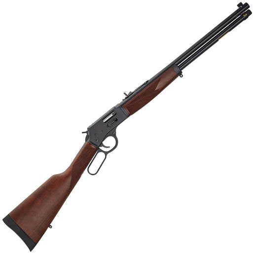Henry Big Boy Steel Side Gate Blued/Walnut Lever Action Rifle - 44 Magnum - 20in - Black/Wood image
