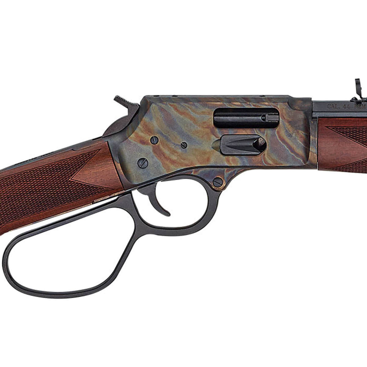 Henry Big Boy Color Case Hardened Carbine Side Gate Blued Walnut Lever henry-big-boy-color-case-hardened-carbine-side-gate-blued-walnut-lever