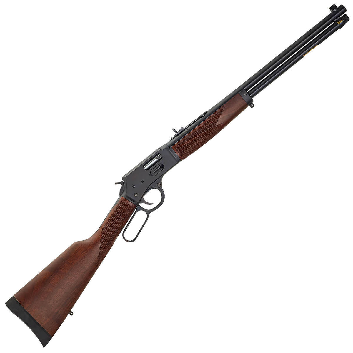 Henry Big Boy Steel Side Gate Blued/Walnut Lever Action Rifle - 45 (Long) Colt - 20in - Black/Wood Henry Big Boy Steel Side Gate Blued/Walnut Lever Action Rifle - 45 (Long) Colt - 20in - Black/Wood