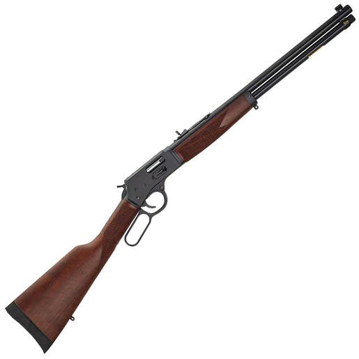 Henry Big Boy Steel Side Gate Blued/Walnut Lever Action Rifle - 45 (Long) Colt - 20in - Black/Wood image