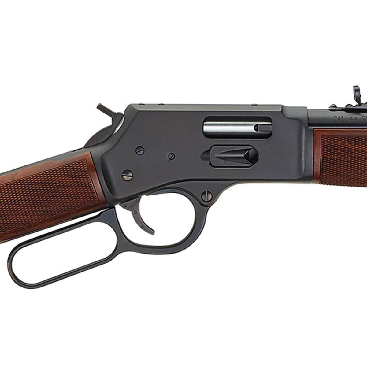 Henry Big Boy Steel Side Gate Blued/Walnut Lever Action Rifle - 45 (Long) Colt - 20in - Black/Wood Henry Big Boy Steel Side Gate Blued/Walnut Lever Action Rifle - 45 (Long) Colt - 20in - Black/Wood