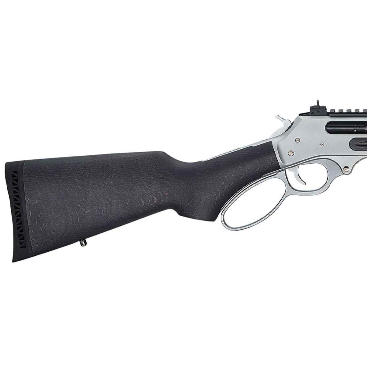 Henry All Weather Side Gate Satin Hard Chrome Lever Action Rifle - 45-70 Government - 18.43in - Black Henry All Weather Side Gate Satin Hard Chrome Lever Action Rifle - 45-70 Government - 18.43in - Black