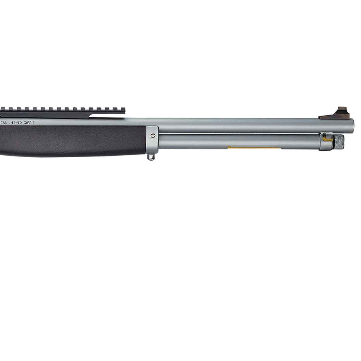 Henry All Weather Side Gate Satin Hard Chrome Lever Action Rifle - 45-70 Government - 18.43in - Black Henry All Weather Side Gate Satin Hard Chrome Lever Action Rifle - 45-70 Government - 18.43in - Black