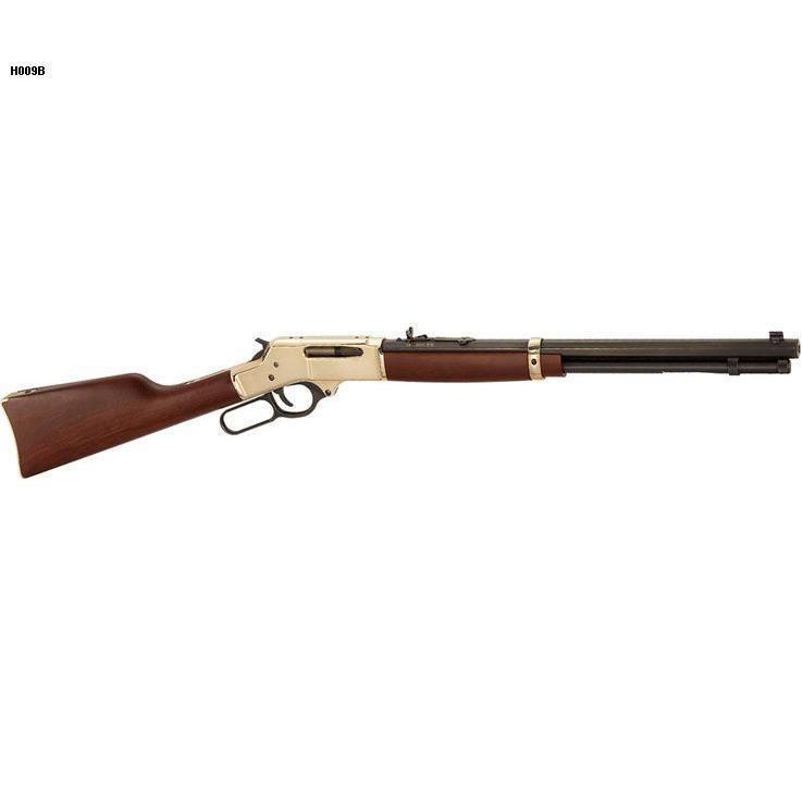 Henry Lever Blued American Walnut w/ Gold Accents Lever Action Rifle - 30-30 Winchester - 20in - Brown Henry Lever Blued American Walnut w/ Gold Accents Lever Action Rifle - 30-30 Winchester - 20in - Brown