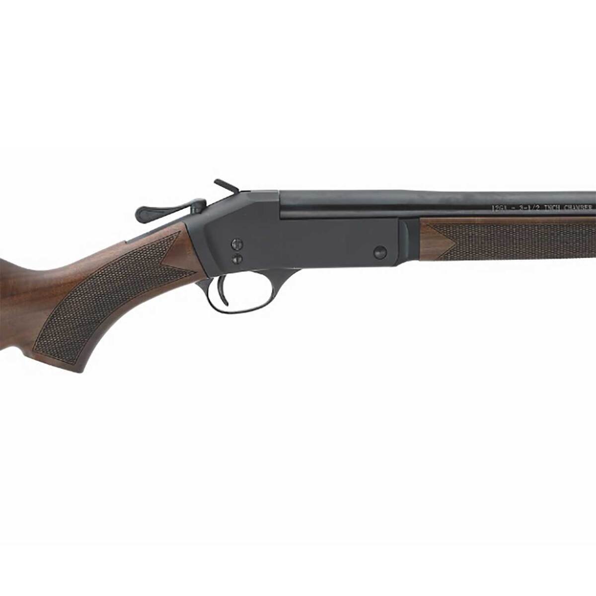 Henry Arms Single Shot Blued 12 Gauge 3.5in Single Shot Shotgun - 28in - Brown Henry Arms Single Shot Blued 12 Gauge 3.5in Single Shot Shotgun - 28in - Brown