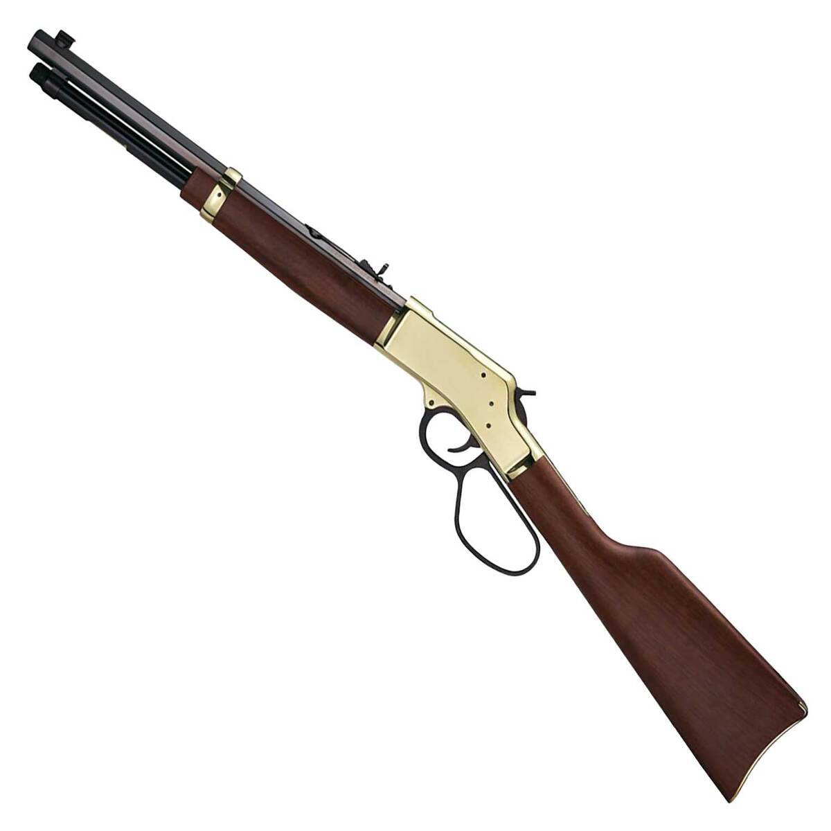 Henry Big Boy Brass Side Gate Carbine Polished Hardened Brass Lever Action Rifle - 357 Magnum - 16.5in - Brown Henry Big Boy Brass Side Gate Carbine Polished Hardened Brass Lever Action Rifle - 357 Magnum - 16.5in - Brown