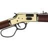 Henry Big Boy Brass Side Gate Carbine Polished Hardened Brass Lever Action Rifle - 357 Magnum - 16.5in - Brown