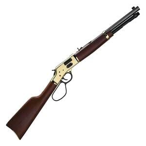 Henry Big Boy Brass Side Gate Carbine Polished Hardened Brass Lever Action Rifle - 45 (Long) Colt - 16.5in