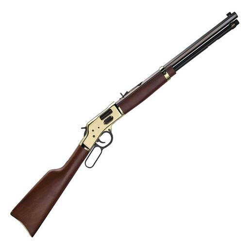 Henry Henry Big Boy 357 Magnum Brass Side Gate Polished Hardened Brass Lever Action Rifle - 20in - Brown
