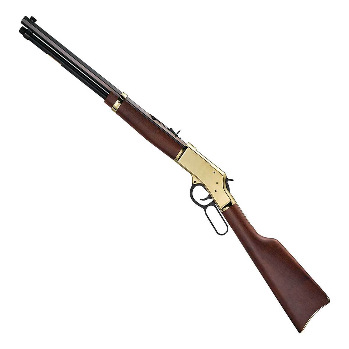 Henry Big Boy Brass Side Gate Polished Hardened Brass Lever Action Rifle - 357 Magnum - 20in - Brown Henry Big Boy Brass Side Gate Polished Hardened Brass Lever Action Rifle - 357 Magnum - 20in - Brown