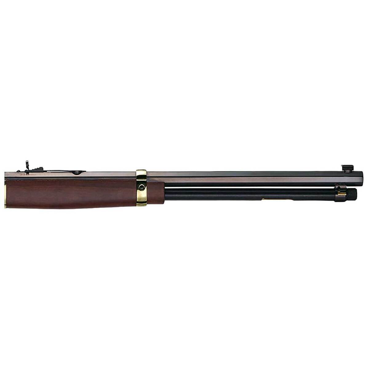 Henry Big Boy Brass Side Gate Polished Hardened Brass Lever Action Rifle - 357 Magnum - 20in - Brown Henry Big Boy Brass Side Gate Polished Hardened Brass Lever Action Rifle - 357 Magnum - 20in - Brown