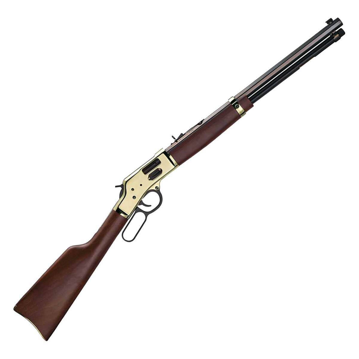 Large Magnum Rifles Henry Big Boy Brass Side Gate 44 Magnum Polished Hardened Brass Lever ...